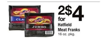 ACME Hatfield meat franks offer