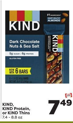 Weis Markets Kind, kind protein, or kind thins offer