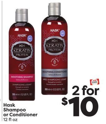 Weis Markets Hask shampoo or conditioner offer