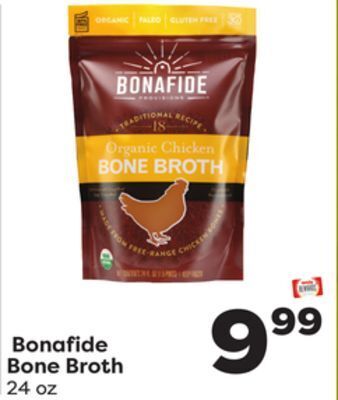 Weis Markets Bonafide bone broth offer