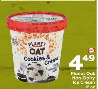 Weis Markets Planet oat non-dairy ice cream offer