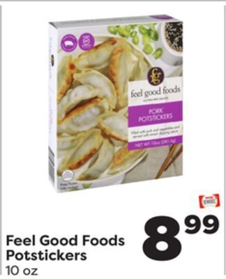 Weis Markets Feel good foods potstickers offer