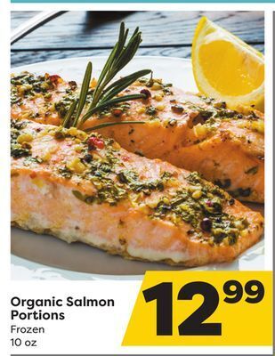 Weis Markets Organic salmon portions offer