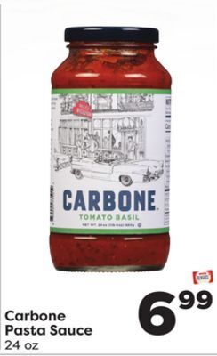 Weis Markets Carbone pasta sauce offer