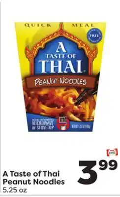 Weis Markets A taste of thai peanut noodles offer