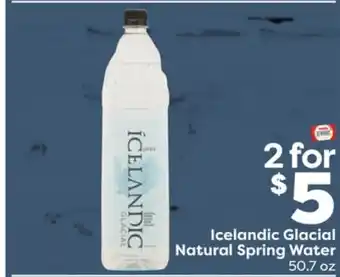 Weis Markets Icelandic glacial natural spring water offer