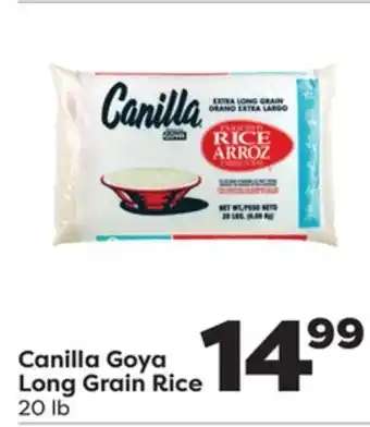 Weis Markets Canilla goya long grain rice offer