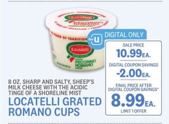 Kings Food Markets Locatelli grated romano cups offer
