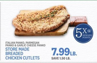 Kings Food Markets Store made breaded chicken cutlets offer