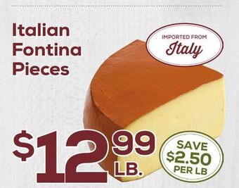 DeCicco & Sons Italian fontina pieces offer