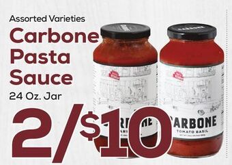 DeCicco & Sons Carbone pasta sauce offer