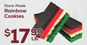 DeCicco & Sons Rainbow cookies offer