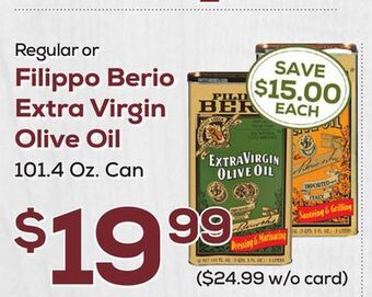 DeCicco & Sons Filippo berio extra virgin olive oil offer