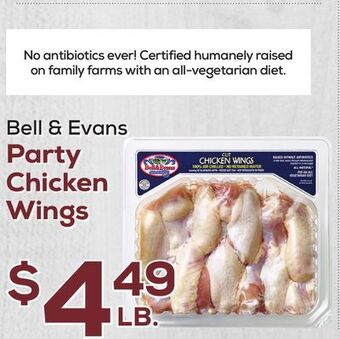 DeCicco & Sons Bell & evans party chicken wings offer