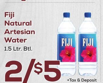 DeCicco & Sons Fiji natural artesian water offer