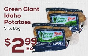 DeCicco & Sons Green giant idaho potatoes offer
