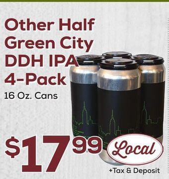DeCicco & Sons Other half green city ddh ipa 4-pack offer