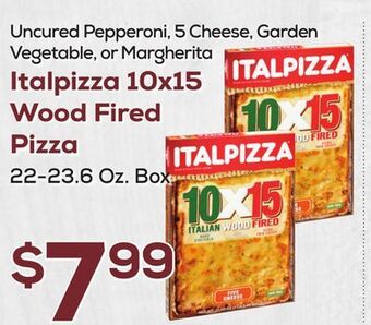 DeCicco & Sons Italpizza 10x15 wood fired pizza offer