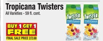King Kullen Tropicana twisters offer