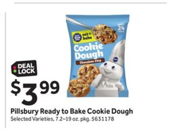 Stop&Shop Pillsbury ready to bake cookie dough offer