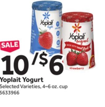 Stop&Shop Yoplait yogurt offer