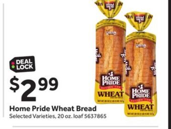 Stop&Shop Home pride wheat bread offer