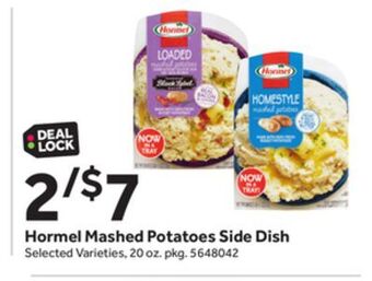 Stop&Shop Hormel mashed potatoes side dish offer