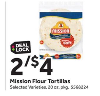 Stop&Shop Mission flour tortillas offer