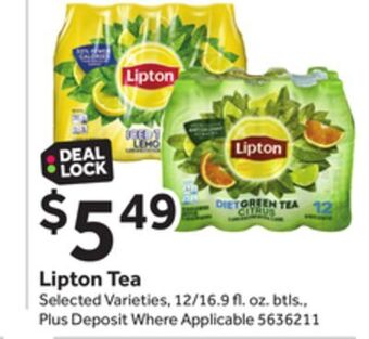 Stop&Shop Lipton tea offer