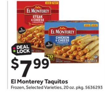 Stop&Shop El monterey taquitos offer