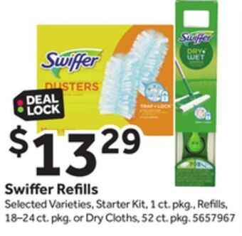 Stop&Shop Swiffer refills offer