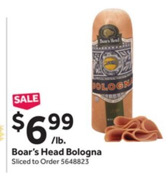 Stop&Shop Boar's head bologna offer