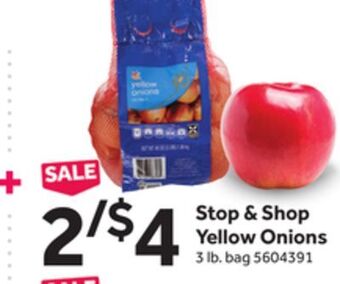 Stop&Shop Stop & shop yellow onions offer