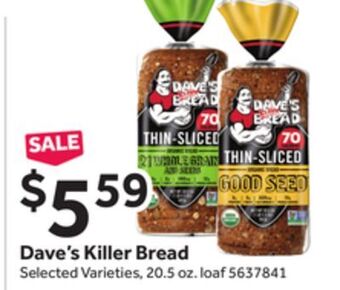Stop&Shop Dave's killer bread offer