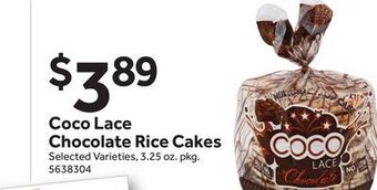 Stop&Shop Coco lace chocolate rice cakes offer