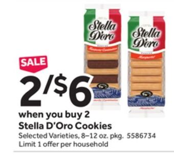 Stop&Shop Stella d'oro cookies offer