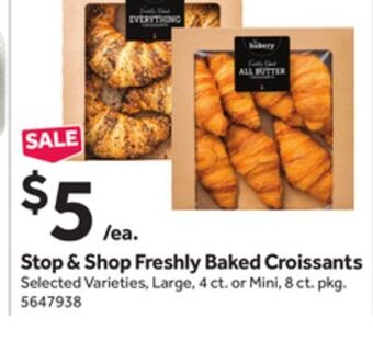 Stop&Shop Stop & shop freshly baked croissants offer