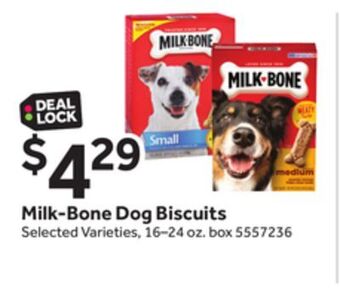 Stop&Shop Milk-bone dog biscuits offer