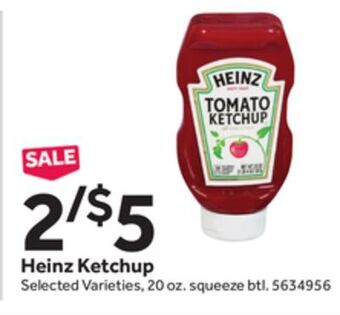 Stop&Shop Heinz ketchup offer