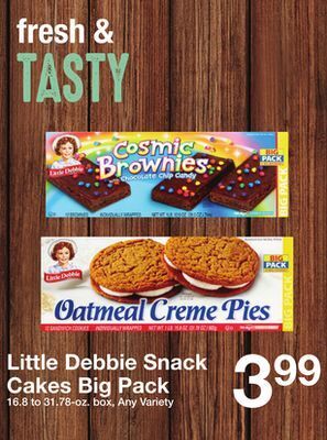 The Fresh Grocer Snack cakes big pack offer