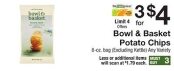 The Fresh Grocer Potato chips offer