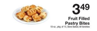 The Fresh Grocer Fruit filled pastry bites offer