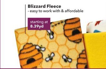 JOANN Blizzard fleece offer