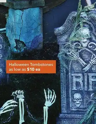 JOANN Halloween tombstones offer