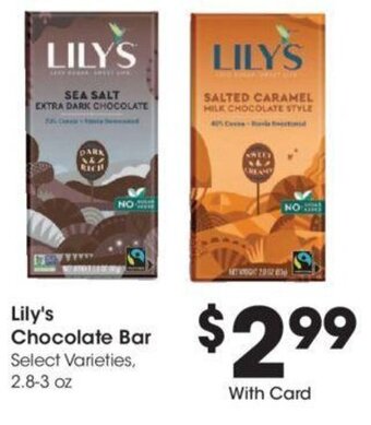 Kroger Lily's Chocolate Bar offer