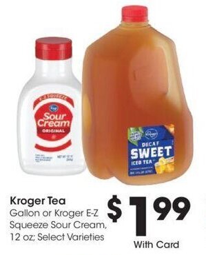 Kroger Kroger Tea offer