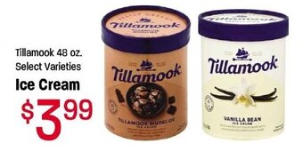 Lin's Market Ice Cream Tillamook 48 oz. offer