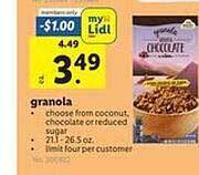 Lidl Granola offer