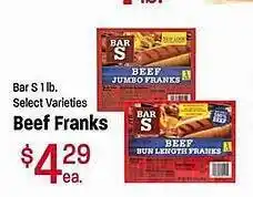 Maceys Select varieties beef franks offer