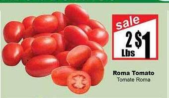 Rancho Markets Roma tomato offer